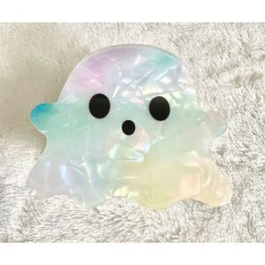 Multi color Halloween ghost hair claw